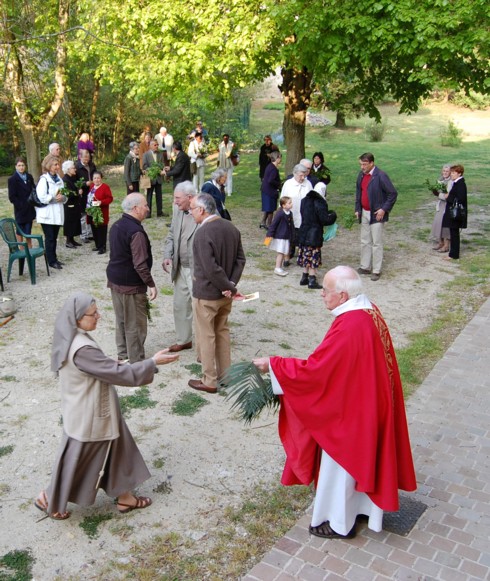 rameaux chez les Clarisses de Senlis